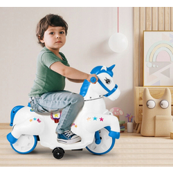 Motocicleta electrica Costway TQ10241DE-NY (White/Blue) Thumb