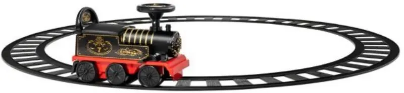 Tren electric cu șine Costway TQ10089DE-DK (Red/Black)