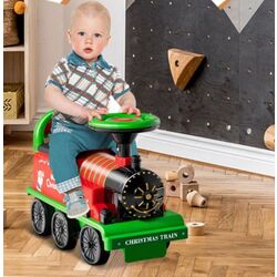 Электропоезд с рельсами Costway TQ10089DE-GN (Green/Red) Thumb