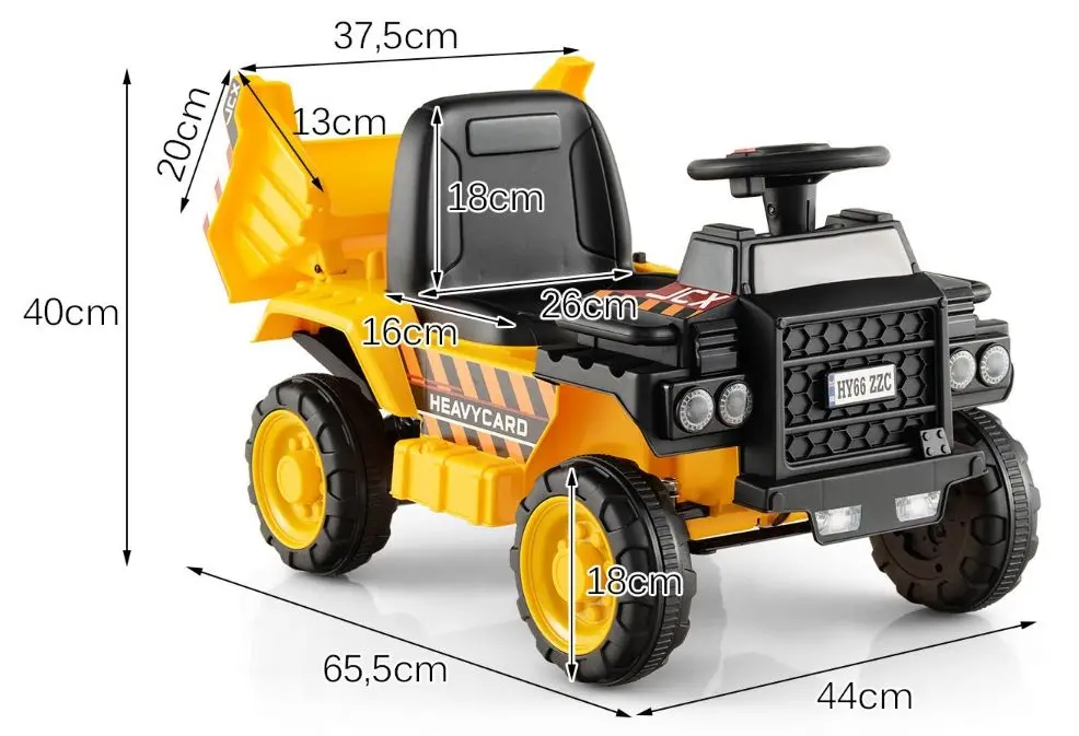 Basculanta electrica Costway TQ10154DE-YW (Yellow)