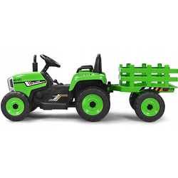 Tractor electric cu remorca Costway TQ10279DE-GN (Green/Black) Thumb