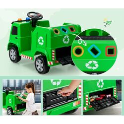 Мусоровоз электрический Costway TQ10129DE-GN (Green) Thumb