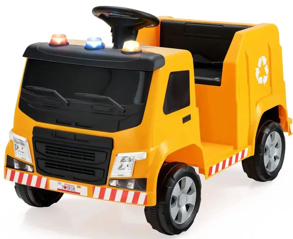 Camion de gunoi electric Costway TQ10129DE-YW (Yellow)