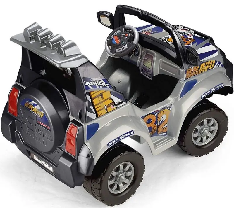 Masinuta electrica Feber Big Jeep 06466 (Grey/Blue) - 2