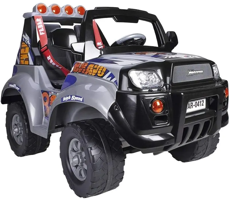 Masinuta electrica Feber Big Jeep 06466 (Grey/Blue)