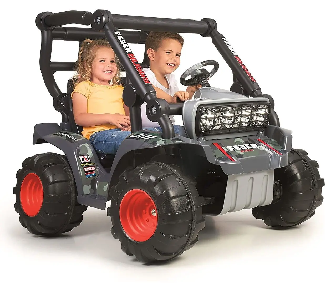 Masinuta electrica Feber Buggy 12472 (Black/Grey) - 4