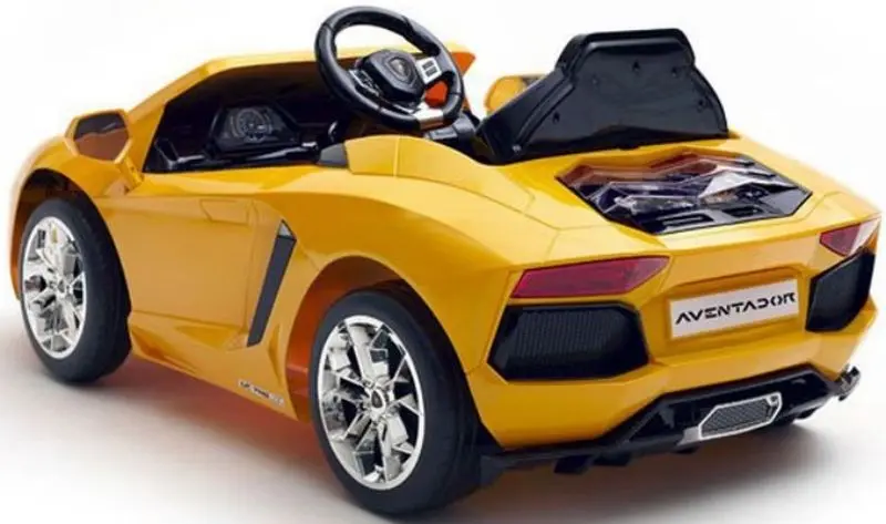 Masinuta electrica Feber Lamborghini Aventador 6V (Yellow) - 2
