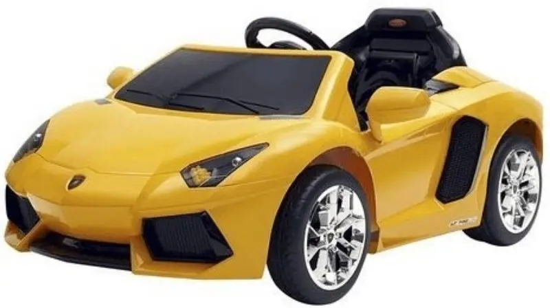 Masinuta electrica Feber Lamborghini Aventador 6V (Yellow)