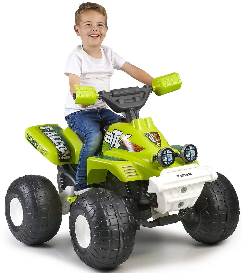 Masinuta electrica Feber Quad Electric Falcon (Green/Black) - 5