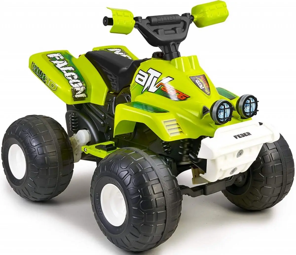 Masinuta electrica Feber Quad Electric Falcon (Green/Black)