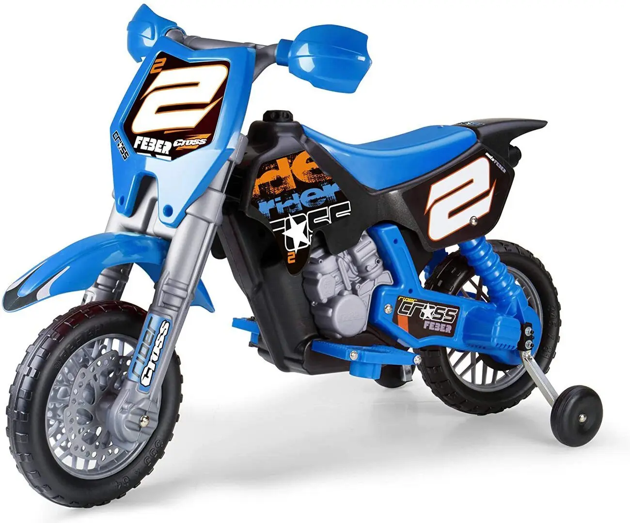 Motocicleta electrica Feber 12224 (Black/Blue) - 3
