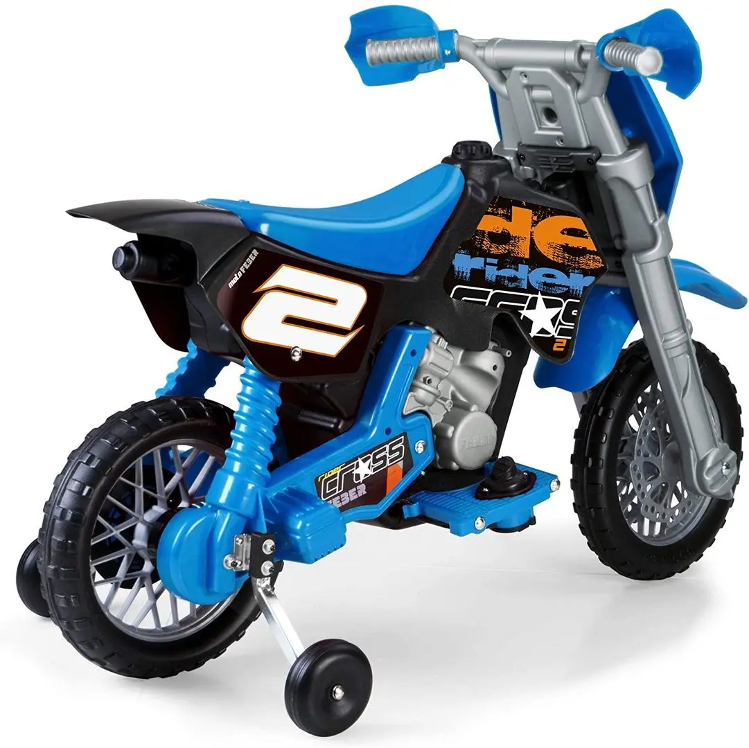 Motocicleta electrica Feber 12224 (Black/Blue) - 4