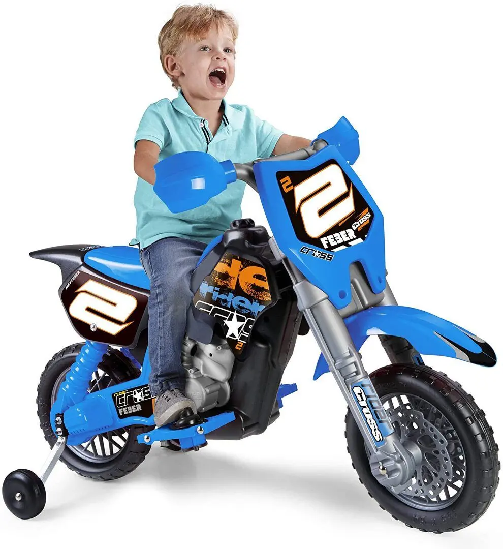 Motocicleta electrica Feber 12224 (Black/Blue) - 6