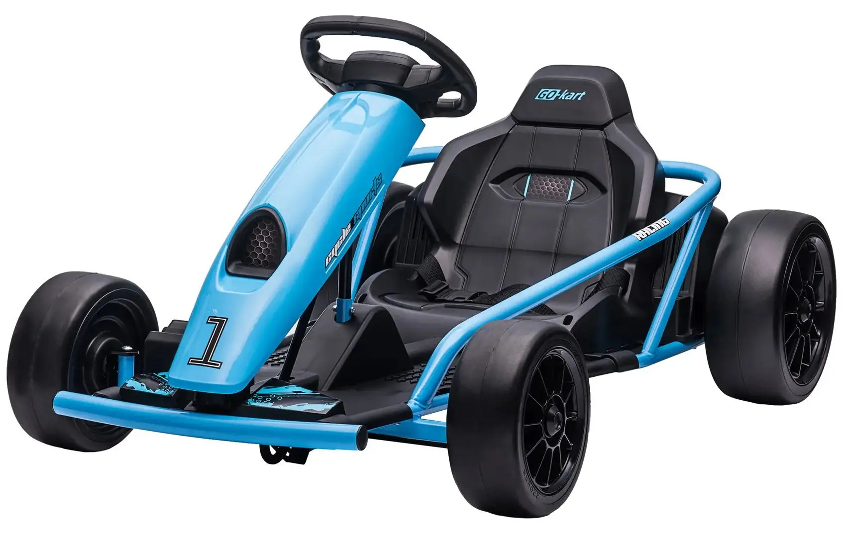 Kart electric Homcom 370-303V90BU (Blue)