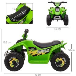 Электроквадроцикл Homcom 370-166V90GN (Green) Thumb