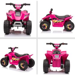 Электроквадроцикл Homcom 370-166V90PK (Pink) Thumb