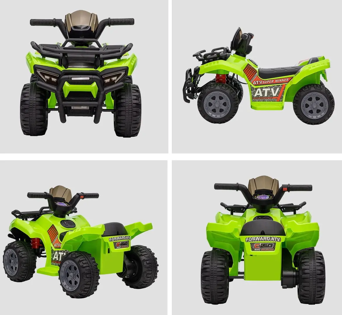 Электроквадроцикл Homcom 370-189V90GN (Green)