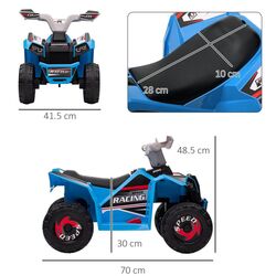 ATV electric Homcom 370-278V90BU (Blue) Thumb