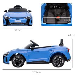 Электромобиль Homcom 370-220V90BU (Blue) Thumb