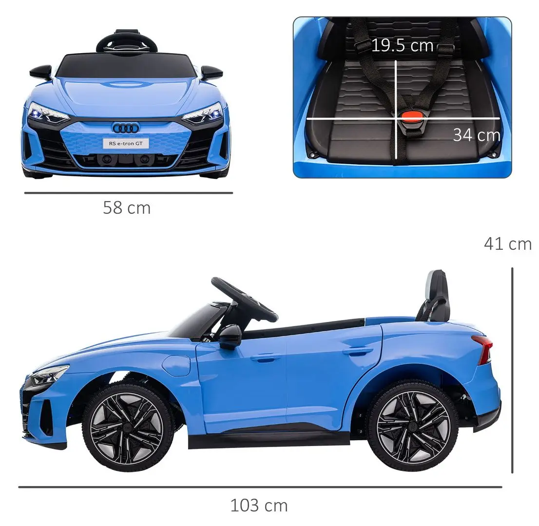 Электромобиль Homcom 370-220V90BU (Blue)