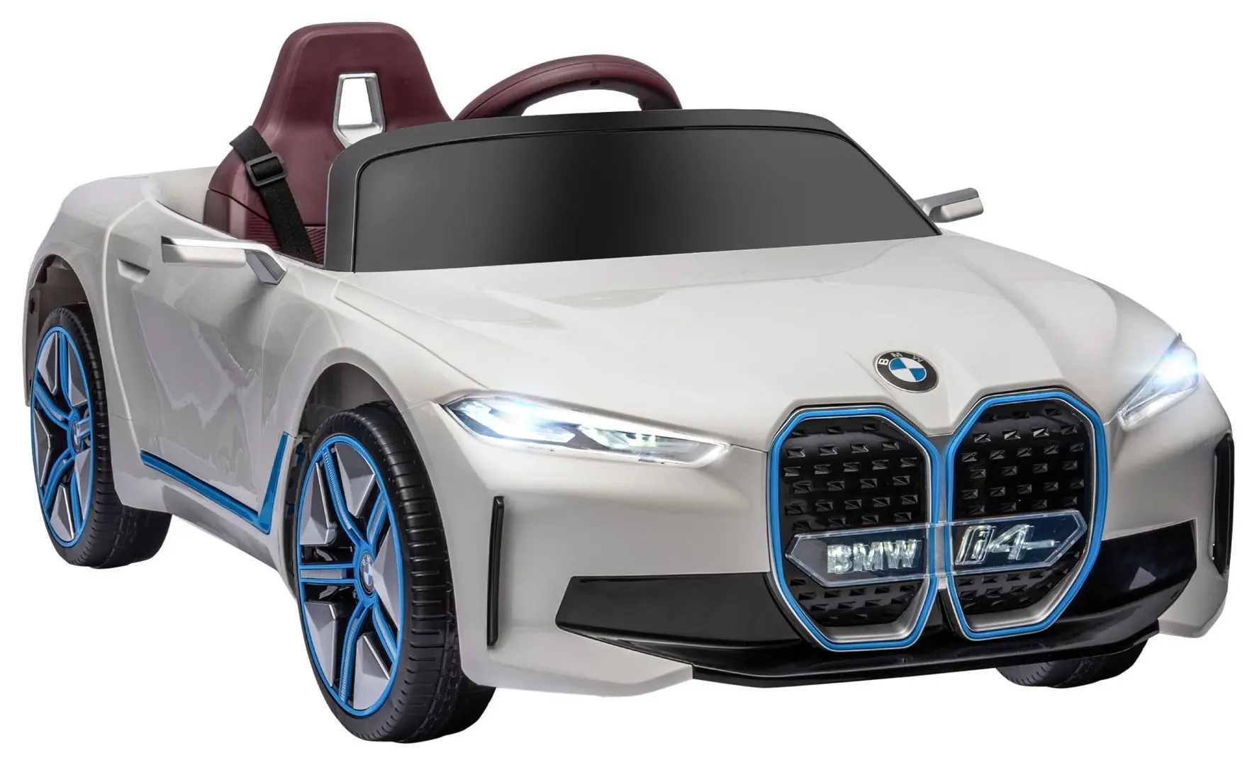 Электромобиль Homcom BMW i4 370-294V90WT (White)