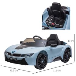 Электромобиль Homcom BMW I8 Coupe 370-118V90 (Blue) Thumb