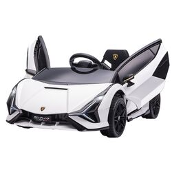 Masinuta electrica Homcom Lamborghini 370-171V90WT (White) Thumb