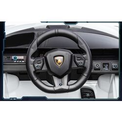 Masinuta electrica Homcom Lamborghini 370-171V90WT (White) Thumb