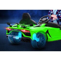 Masinuta electrica Homcom Lamborghini 370-306V90GN (Green) Thumb