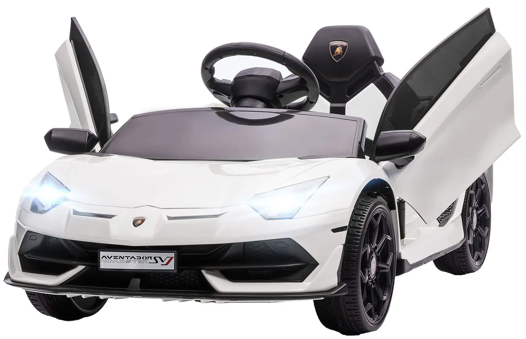 Masinuta electrica Homcom Lamborghini 370-306V90WT (White)