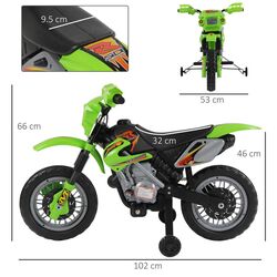 Motocicleta electrica Homcom 301-043GN (Green) Thumb