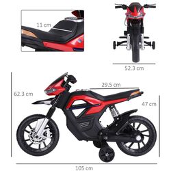 Электромотоцикл Homcom 370-068RD (Red) Thumb