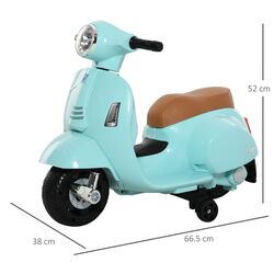 Motocicleta electrica Homcom 370-138GN (Light Green) Thumb