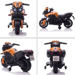 Motocicleta electrica Homcom 370-159V90OG (Orange/Black) Thumb