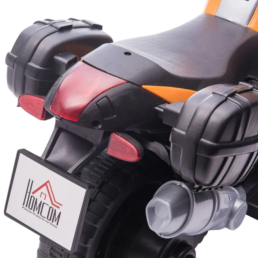Motocicleta electrica Homcom 370-159V90OG (Orange/Black) - 5
