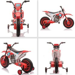 Motocicleta electrica Homcom 370-165V90RD (Red) Thumb