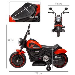 Motocicleta electrica Homcom 370-283V90RD (Red) Thumb