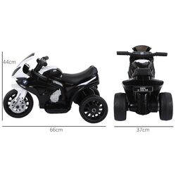 Motocicleta electrica Homcom BMW 370-064BK (White/Black) Thumb