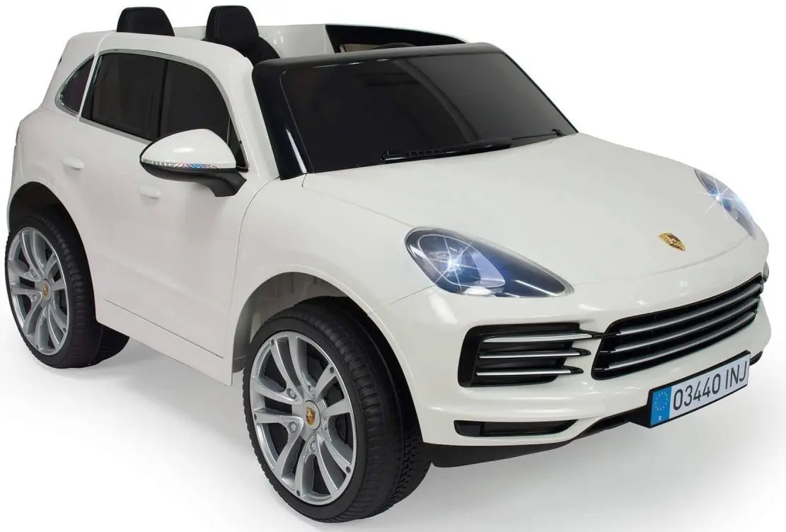 Mașină electrică Injusa Porsche Cayenne S (White)