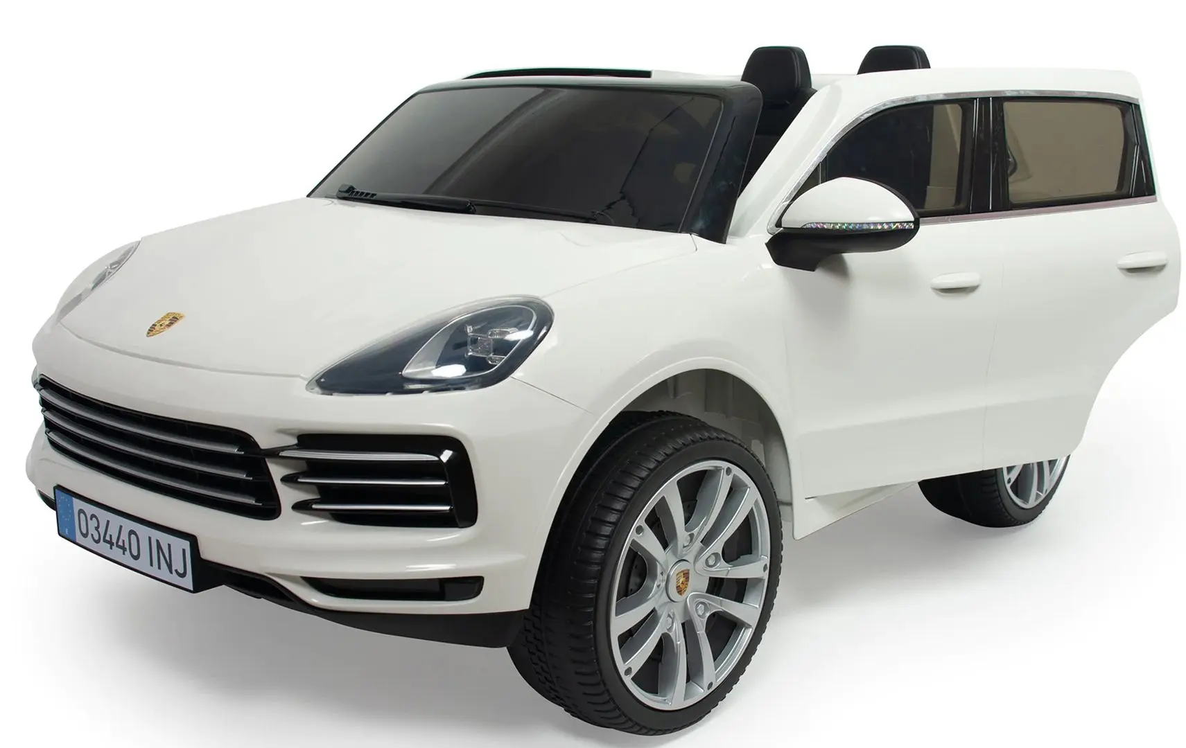 Mașină electrică Injusa Porsche Cayenne S (White)
