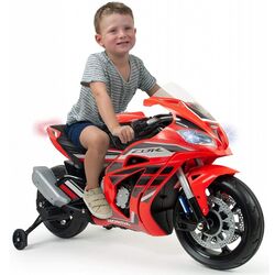 Motocicleta electrica Injusa 6497 (Black/Red) Thumb