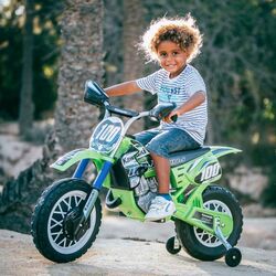 Motocicleta electrica Injusa 6835 (Green) Thumb
