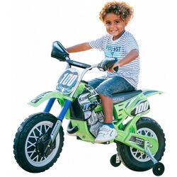 Электромотоцикл Injusa Kawasaki 6V (Green/Black) Thumb