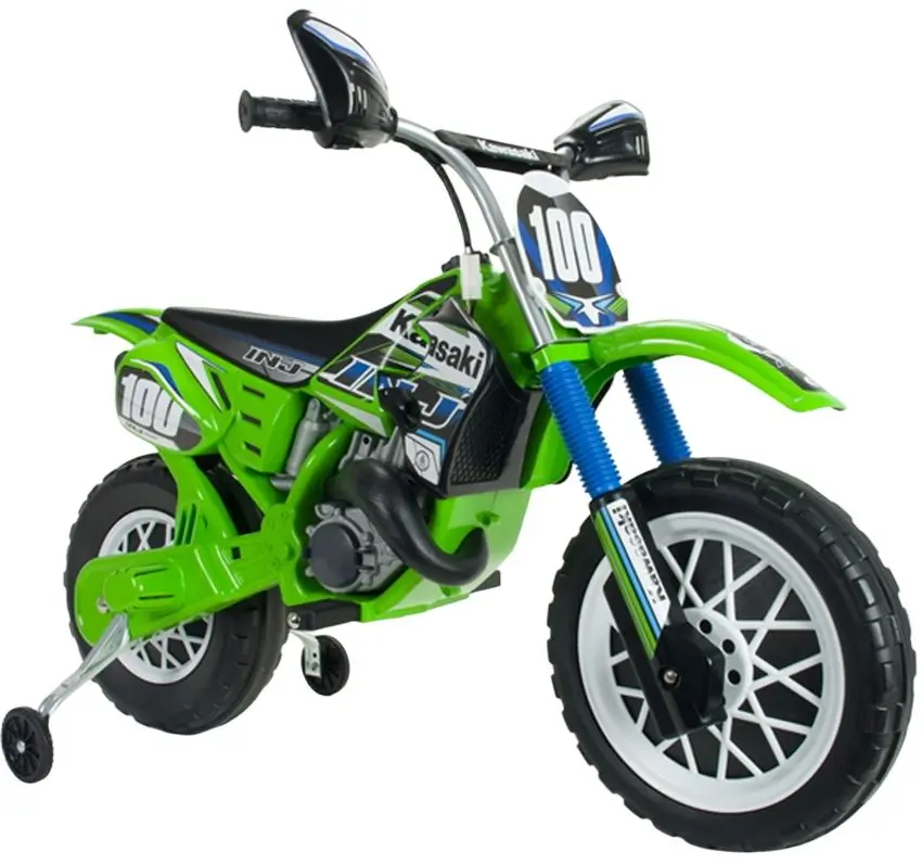 Электромотоцикл Injusa Kawasaki 6V (Green/Black)