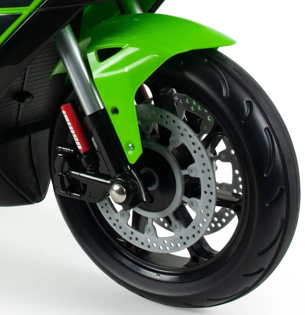 Motocicleta electrica Injusa Kawasaki ZX10 12V (Green/Black)