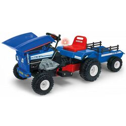 Tractor electric cu remorca Injusa 637 (Blue)