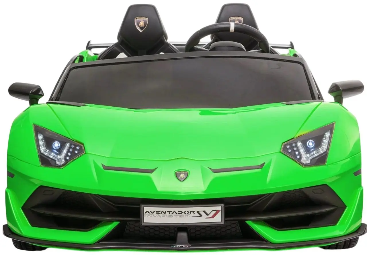 Masinuta electrica KikkaBoo Lamborghini Aventador SVJ (Green) - 3