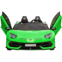 Masinuta electrica KikkaBoo Lamborghini Aventador SVJ (Green) Thumb