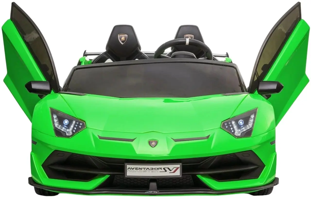 Masinuta electrica KikkaBoo Lamborghini Aventador SVJ (Green) - 4