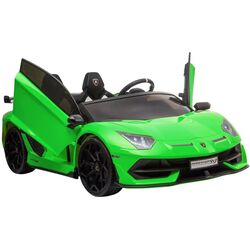 Masinuta electrica KikkaBoo Lamborghini Aventador SVJ (Green) Thumb